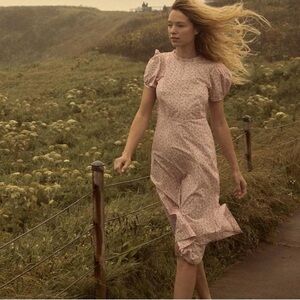 DÔEN Dia Dress in Rouge Cottage Ivy Floral XXS